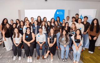 A photo showing 2026 CEF Teaching Scholarship recipients being welcomed into SCS community